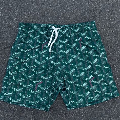 green goyard shorts